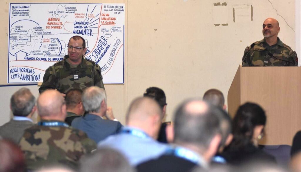 Colonel Marchand, Head of the Information Systems and Digital Division (DSIN) of the Structure Intégrée du Maintien en Condition Opérationnelle des Matériels Terrestres (SIMMT)